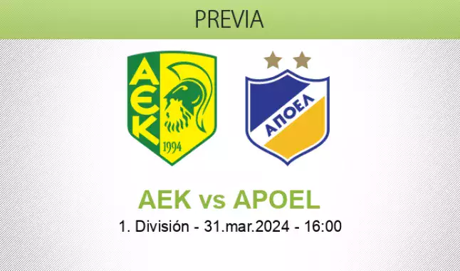 Pronóstico AEK Larnaca APOEL