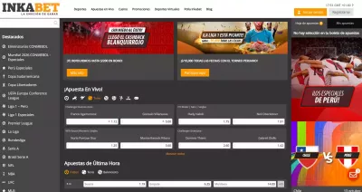 Inkabet Apuestas Pantalla Mejor Casa de Apuestas