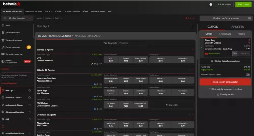 apuestas en la liga 1 betsafe peru