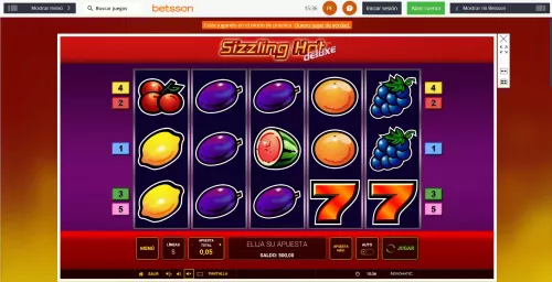 sizzling en betsson