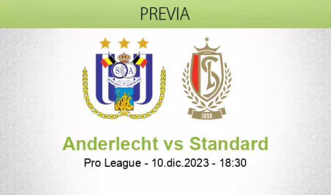 Anderlecht - Club Brugge Previa, Pronostico y Apuestas