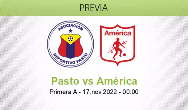 Pronóstico Deportivo Pasto América de Cali