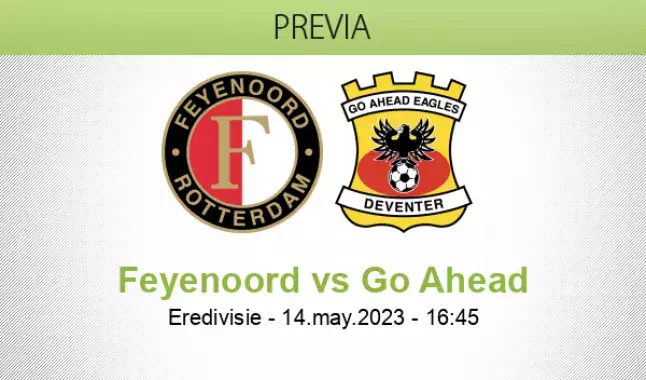 Feyenoord vs Go Ahead Eagles. RESULTADO partido de la Eredivisie